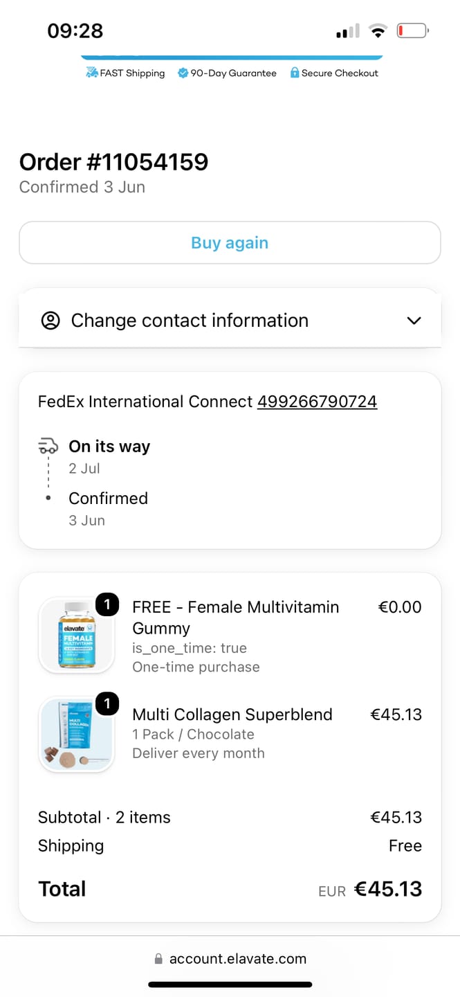 Customer photo review of Multi Collagen Superblend