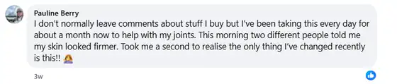 Facebook comments from customers