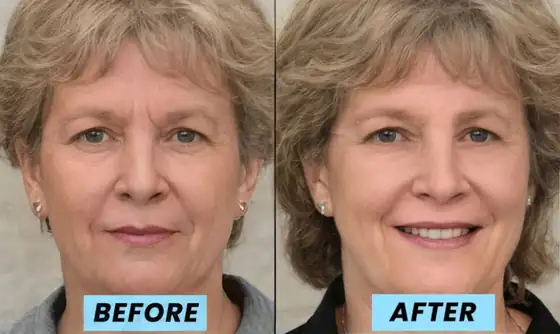 Margret's before and after photos
